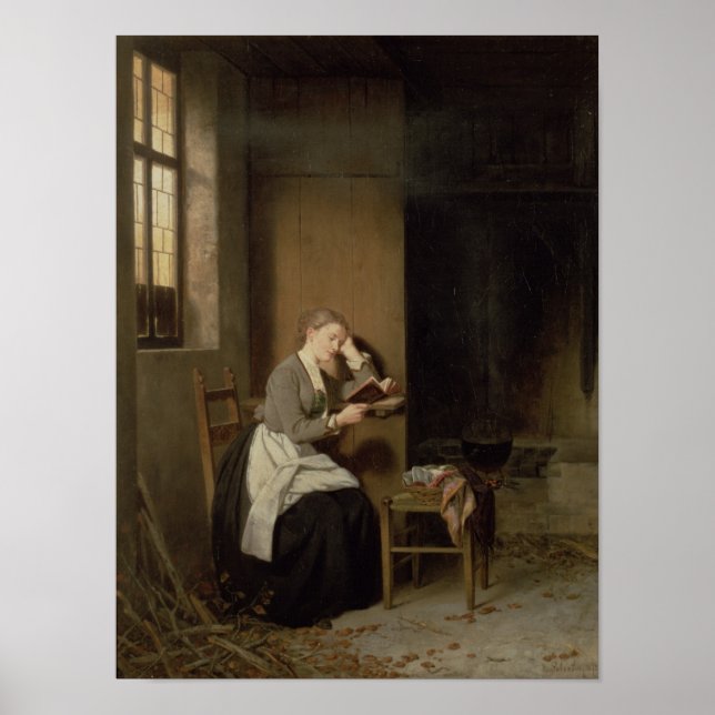 Relaxing after the day's work poster (Front)