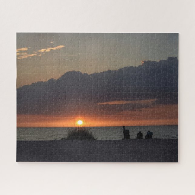 Relaxing Beach Sunset - 16x20 - 520 pcs Jigsaw Puzzle (Horizontal)