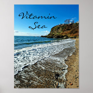 Relaxing beach vibes in Kinghorn, Fife, Scotland Poster