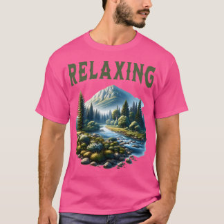 Relaxing Beautiful Nature Design Active T-Shirt
