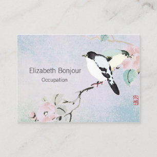 Relaxing Birds ~ Business Cards Asian Nature