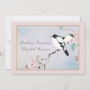 Relaxing Birds ~ Invitation Party Birthday Fun