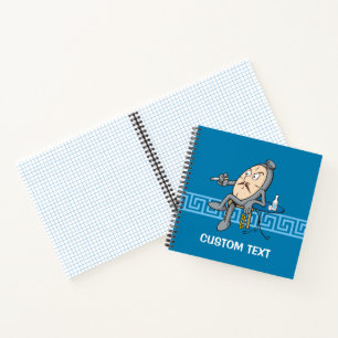 Relaxing clock notebook