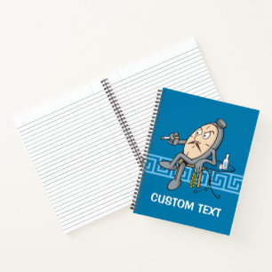 Relaxing clock notebook