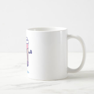Relaxing Cute Coffee Cup in Meditation