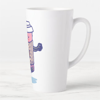 Relaxing Cute Coffee Cup in Meditation
