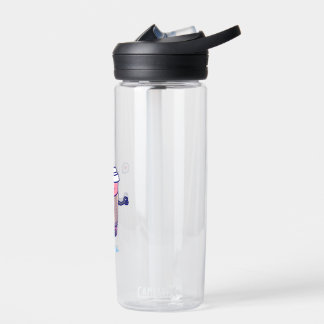 Relaxing Cute Coffee Cup in Meditation Water Bottle