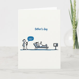 Relaxing Fathers Day Wave Card