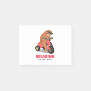 Relaxing Is My Spirit Animal Post-it Notes