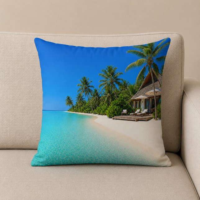 Relaxing Island Beach Cushion (Creator Uploaded)