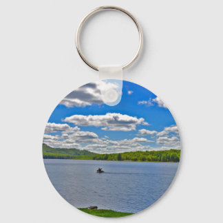 Relaxing Lake Key Ring
