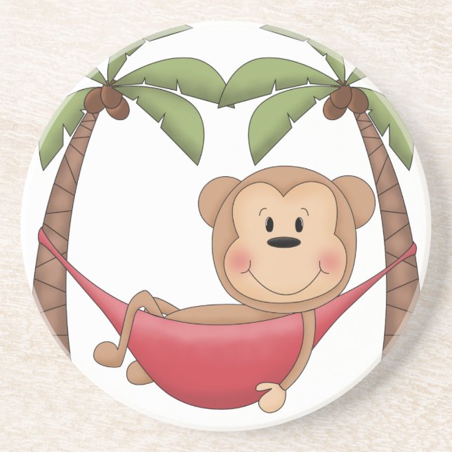 Relaxing Monkey Coaster (Front)