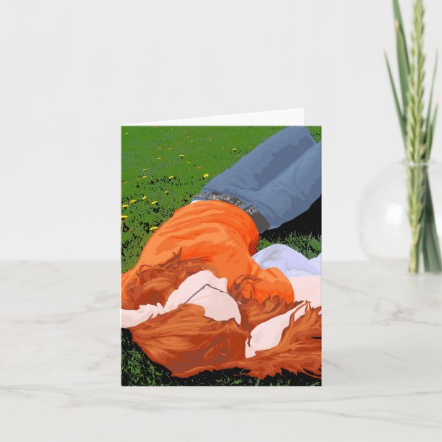 Relaxing, Note Card (Front)