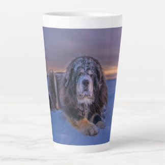 Relaxing on Ice Latte Mug