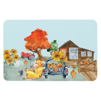 Relaxing on the Farm Magnet