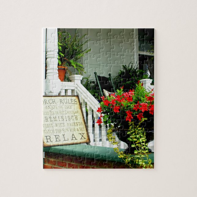 Relaxing Porch Jigsaw Puzzle (Vertical)