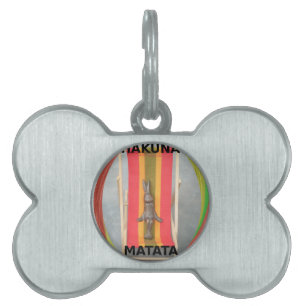 Relaxing Rabbit Vector Artwork Print Design Pet ID Tag