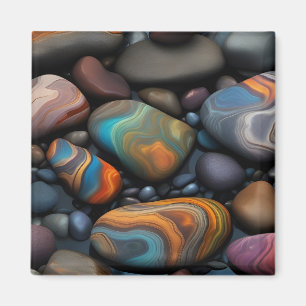 Relaxing rocks magnet