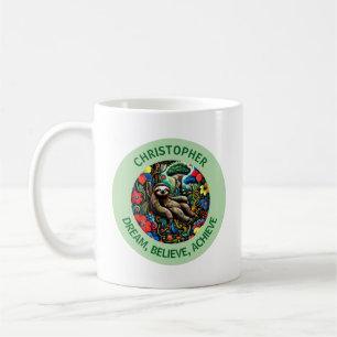 Relaxing Sloth Funny Animal Coffee Mug