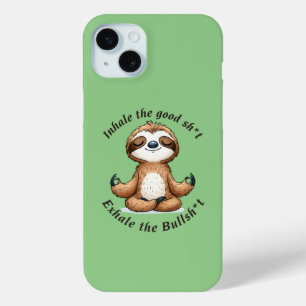 Relaxing Sloth Meditation iPhone 15 Mini Case