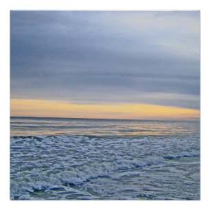 Relaxing Sunset by the Sea Poster