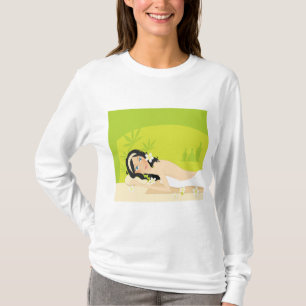 Relaxing Zen Spa Woman Tropical Wellness T-Shirt