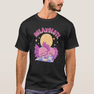 Relaxolotl Cute Axolotl Lazy Animal Salamander Axo T-Shirt