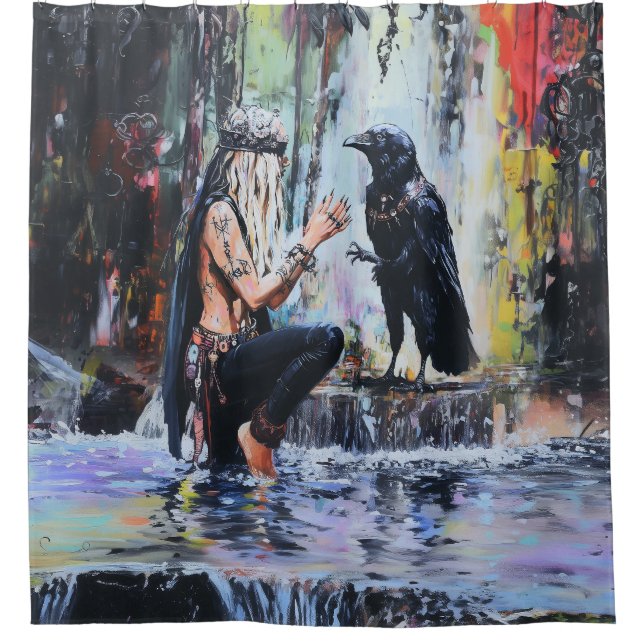 Relay Shower Curtain (Front)