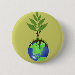 ReLeaf Plant A Tree 6 Cm Round Badge