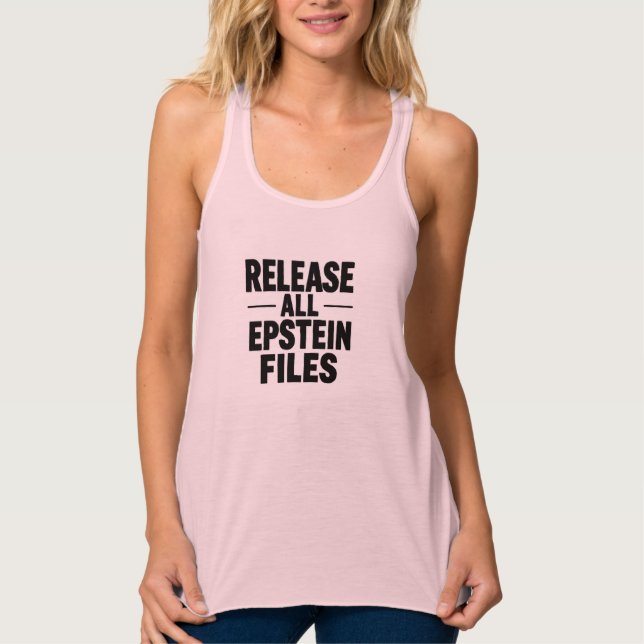 Release All Epstein Files Singlet (Front)