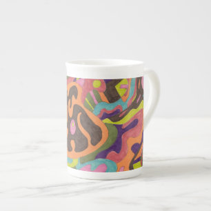 "Release" Original Abstract Bone China Mug
