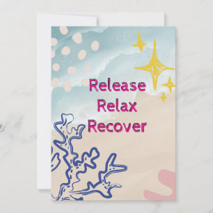 Release, Relax. Recover on a flat card
