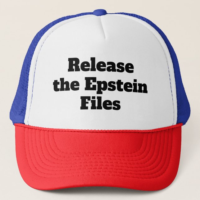 Release the Epstein Files Trucker Hat (Front)