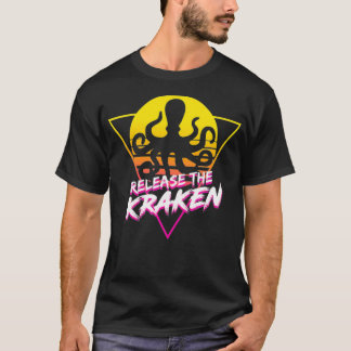 Release The Kraken Funny Octopus Sea Mythological  T-Shirt
