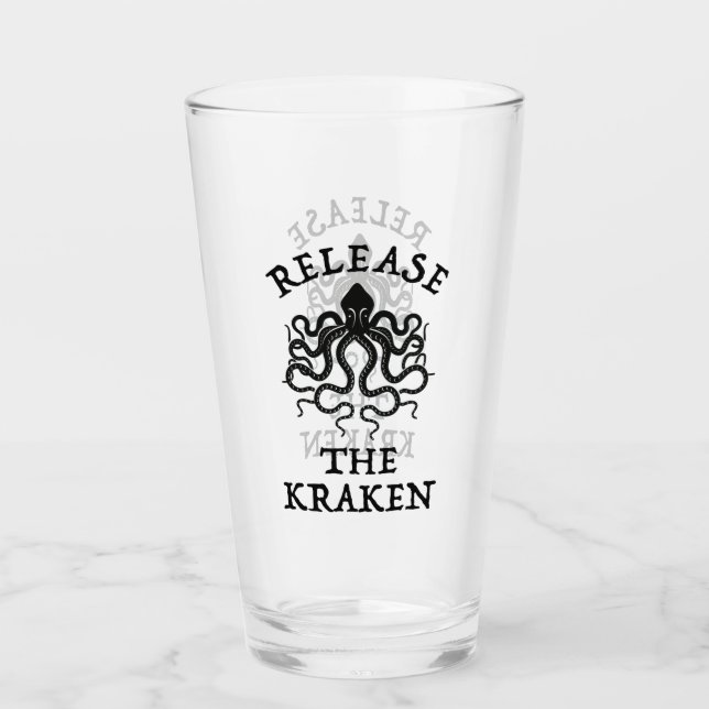 Release The Kraken Glass (Front)