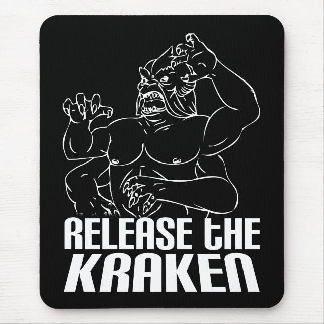 Release the Kraken Mouse Pad (Front)