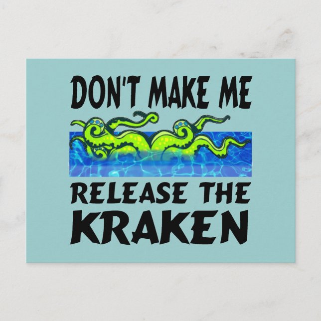 Release the Kraken Postcards (Front)
