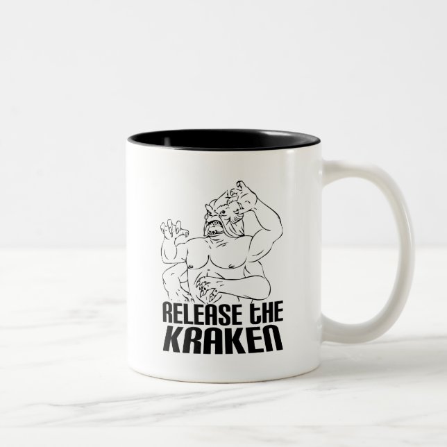 Release the Kraken Two-Tone Coffee Mug (Right)