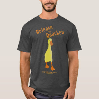 Release the Quacken Duck Runner Duck T-Shirt