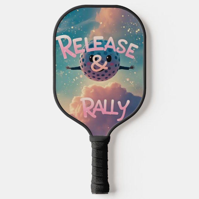 Release the Stress – Pickleball Energy Paddle (Front)