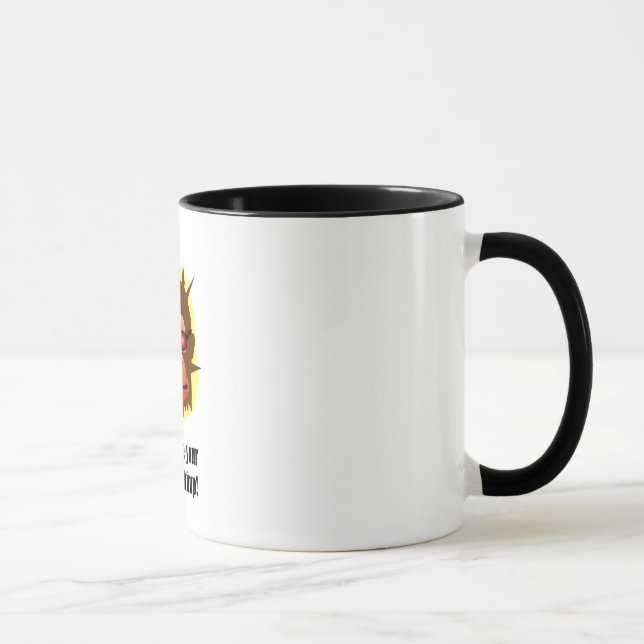 Release your inner chimp! mug (Right)