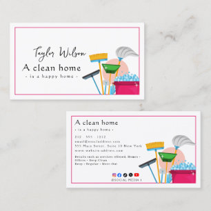 Reliable Cleaning Business Card