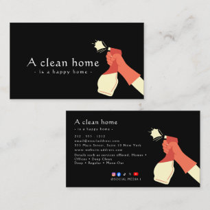 Reliable Cleaning Business Card
