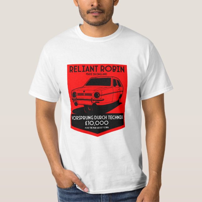 Reliant Robin Classic Car T-Shirt (Front)