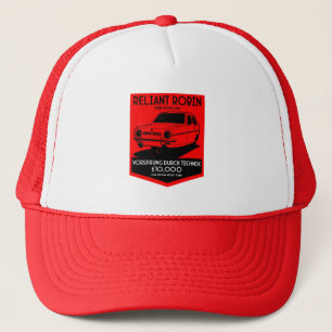 Reliant Robin Three Wheeled Car Trucker Hat