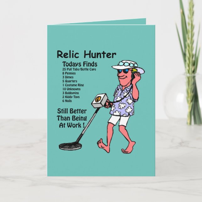 Relic Hunter Card (Front)