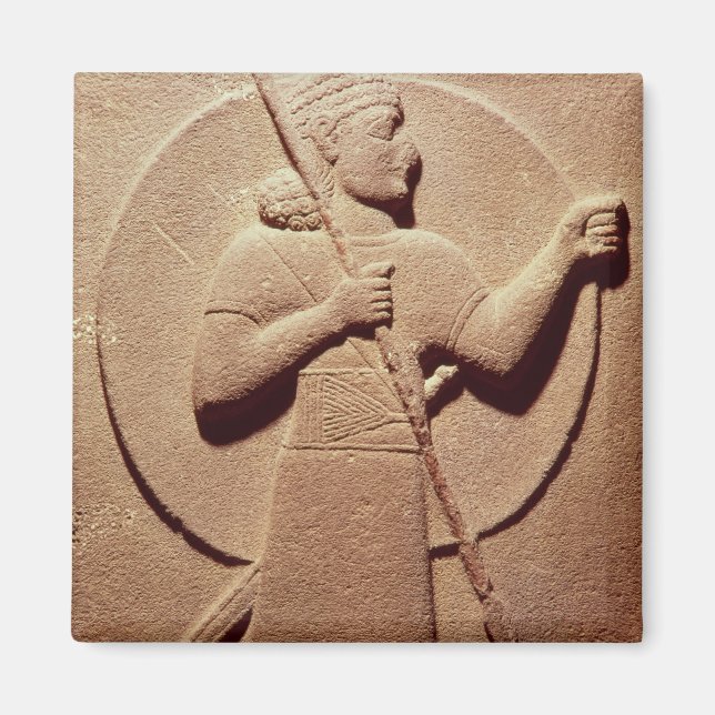Relief depicting a Hittite warrior Magnet (Front)
