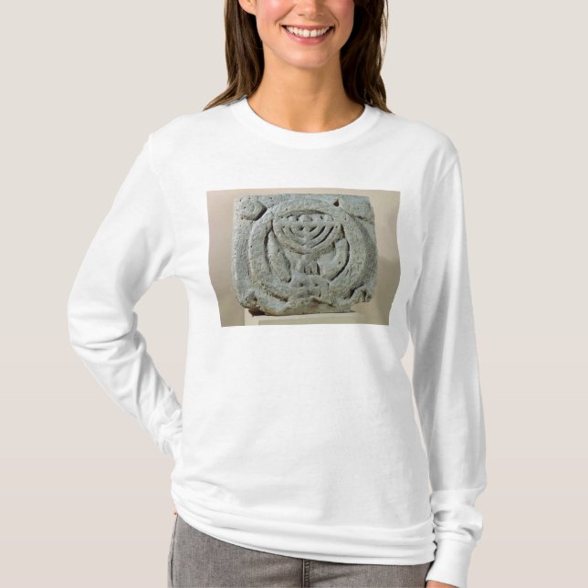Relief depicting a menorah T-Shirt (Front)