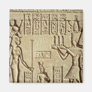 Relief depicting a pharaoh magnet