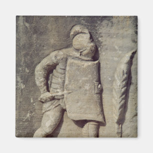 Relief depicting a Roman soldier Magnet